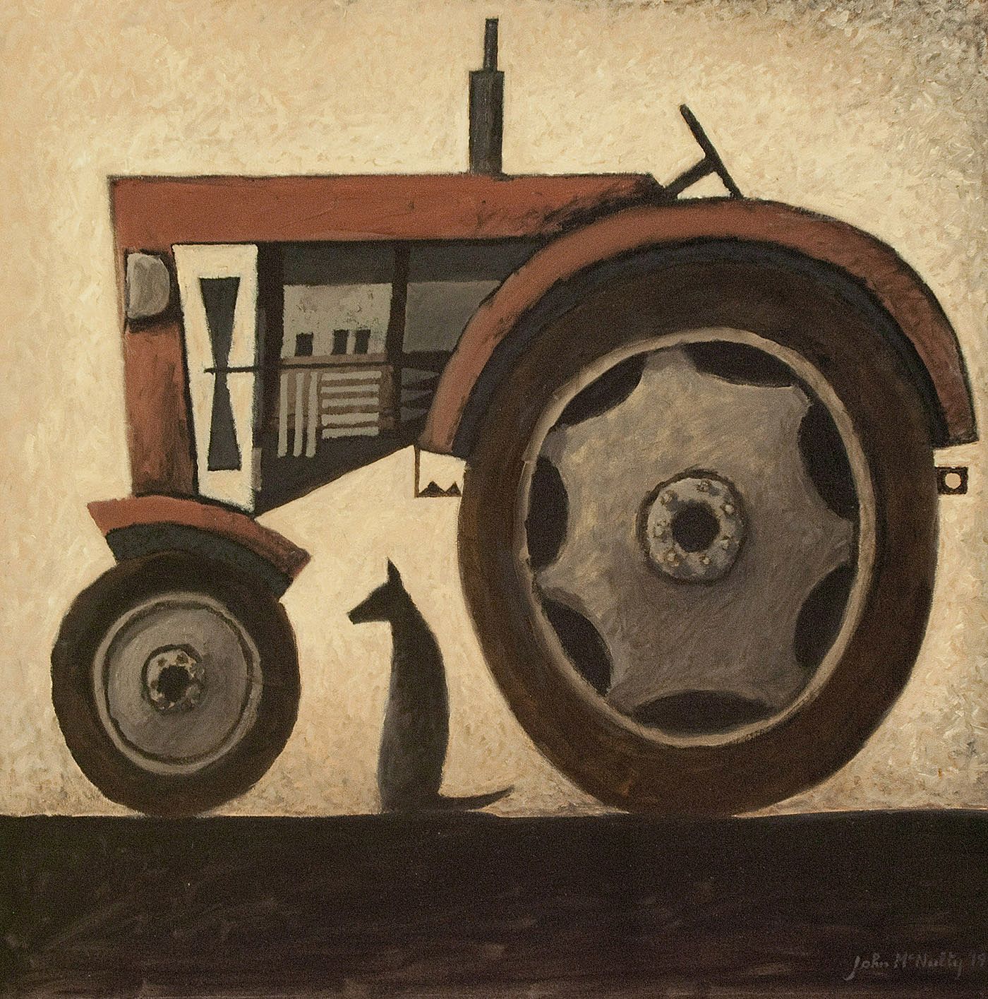 John  McNulty - Tractor with dog 5